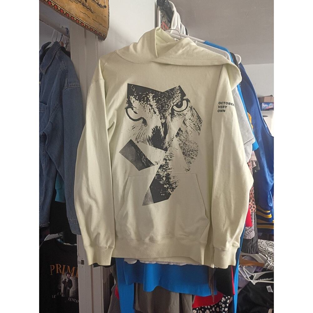 Rare OVO Fest Owl Gaze Hoodie Size L light green October's Very Own Drake